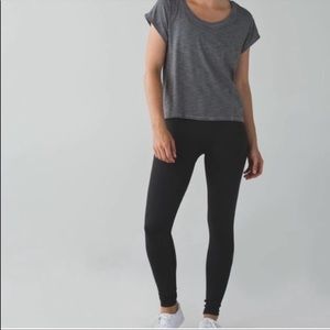 LULULEMON Zone In Seamless Tights size 4 in Charcoal